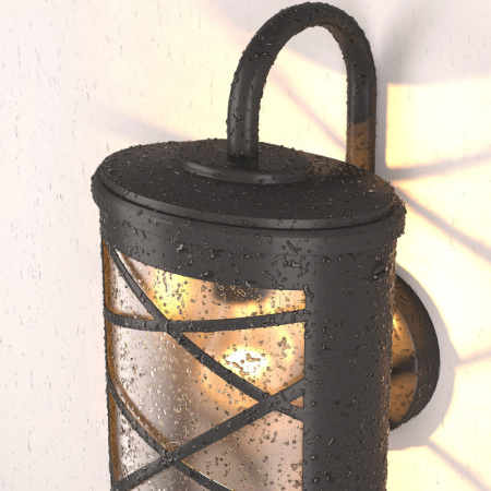 Уличные настенные светильники — Светильник настенный Elektrostandard Premier D черный (GL 1017D) купить в 