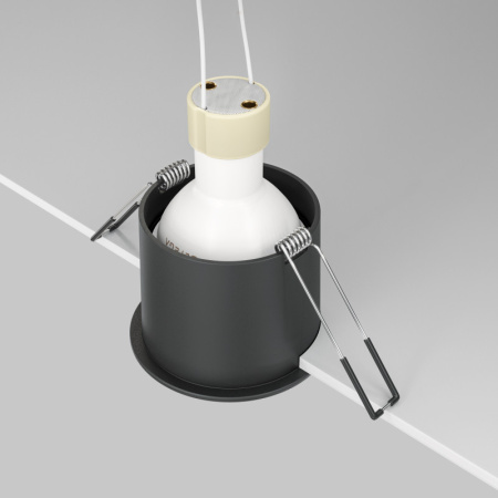 Встраиваемые точечные светильники — Встраиваемый светильник Maytoni Technical DL049-01B купить в 