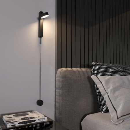 Настенные бра — Бра Elektrostandard Orco LED черный (40112/LED) купить в 