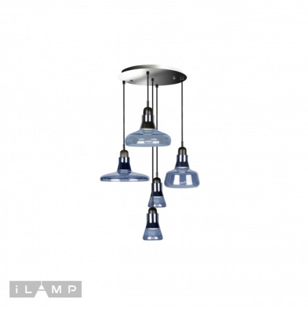 Подвесные светильники — Подвесной светильник iLamp AP9006-5 BL купить в  Подвесные светильники — Подвесной светильник iLamp AP9006-5 BL купить в