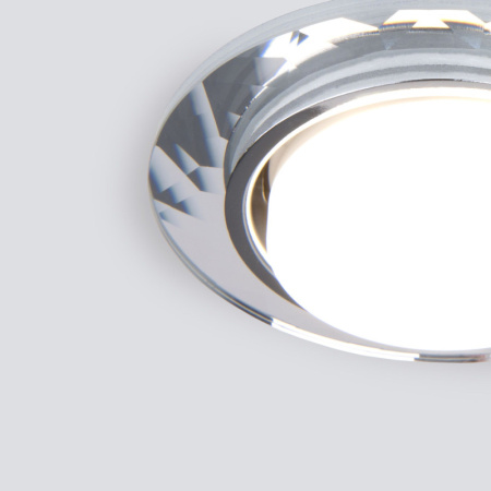 Встраиваемые точечные светильники — Встраиваемый светильник Elektrostandard 1061 GX53 CL прозрачный купить в 