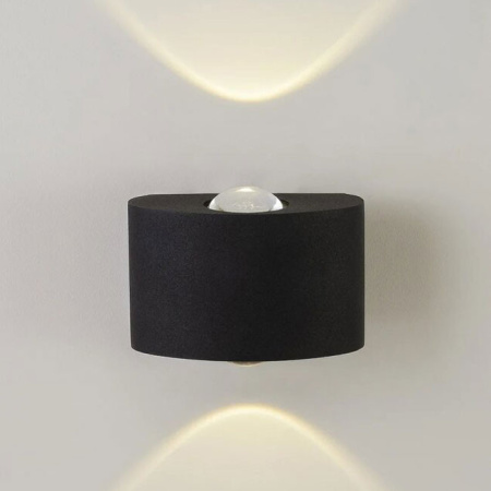 Уличные настенные светильники — Светильник настенный AM Group AM307-2X1 W BK 4000K купить в 