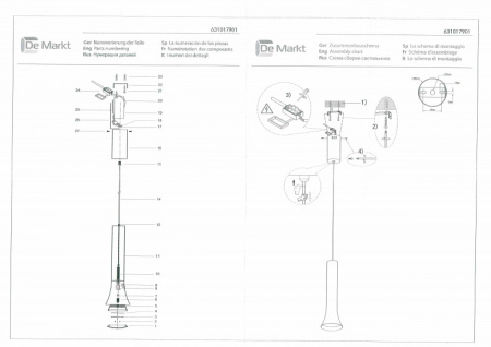Подвесные светильники — Подвесной светильник DeMarkt 631017901 купить в  Подвесные светильники — Подвесной светильник DeMarkt 631017901 купить в