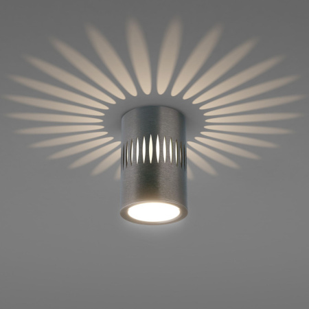 Накладные точечные светильники — Накладной светильник Elektrostandard DLS026 7W 4200К графит купить в 