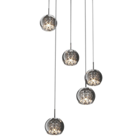 Подвесные светильники — Подвесной светильник Zumaline Crystal P0076-05M-B5FZ купить в 