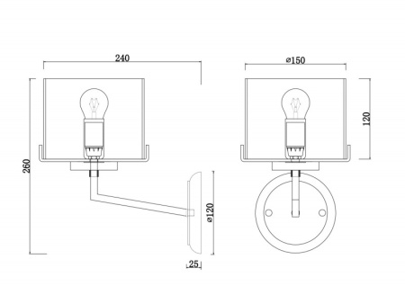 Настенные бра — Бра Freya FR5096WL-01CH купить в 