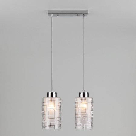 Подвесные светильники — Подвесной светильник Eurosvet 50002/2 хром купить в 