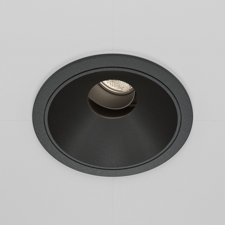 Встраиваемые точечные светильники — Встраиваемый светильник Maytoni Technical DL057-10W4K-B купить в 