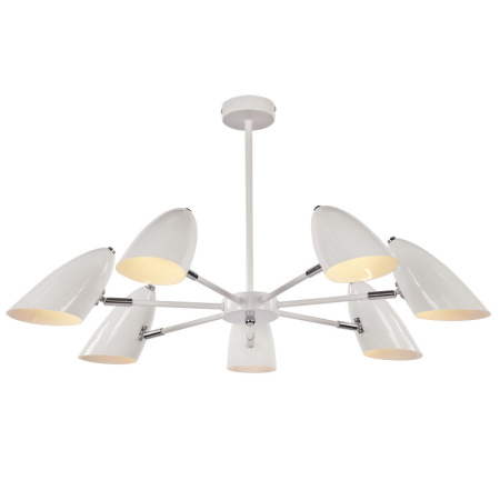 Люстры на штанге — Люстра на штанге Freya FR5852-CL-07-W купить в 