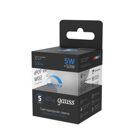 Светодиодные лампы — Светодиодная лампа Gauss 101506305-D купить в 