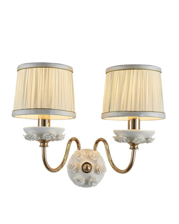 Потолочные светильники — Бра Lumien Hall Эрин 1030/2W-GD-WT купить в 