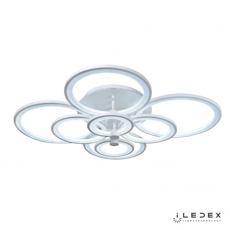 Свет для дома — Потолочная люстра iLedex Ring A001/8 WH купить в  Свет для дома — Потолочная люстра iLedex Ring A001/8 WH купить в