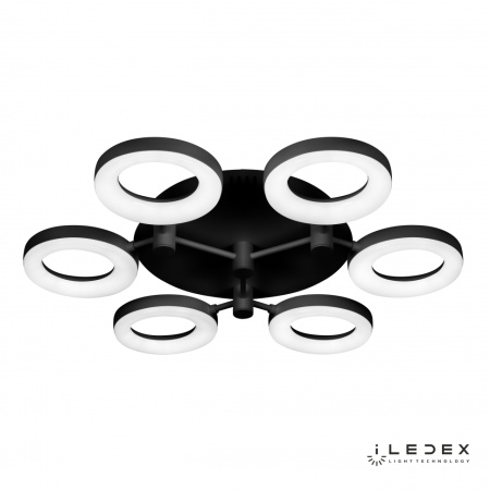 Свет для дома — Потолочная люстра iLedex Jomo FS-014-X6-(B) 72W BK купить в  Свет для дома — Потолочная люстра iLedex Jomo FS-014-X6-(B) 72W BK купить в