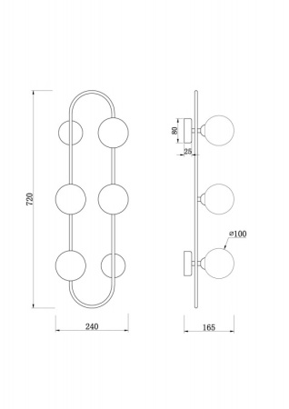 Настенные бра — Бра Freya FR5233WL-04BS купить в 
