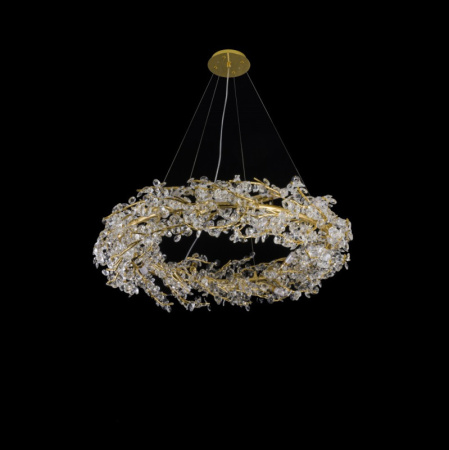 Люстры подвесные — Подвесная люстра iLamp 9065-D1000 GD купить в 