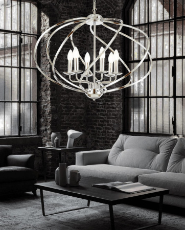 Люстры подвесные — Подвесная люстра Lumina Deco LDP 9041-6 CHR купить в 