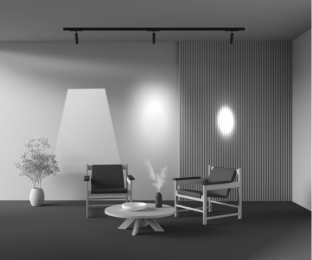 Трековые светильники — Светильник на шине Maytoni Technical TR108-3-10W4K-B купить в 