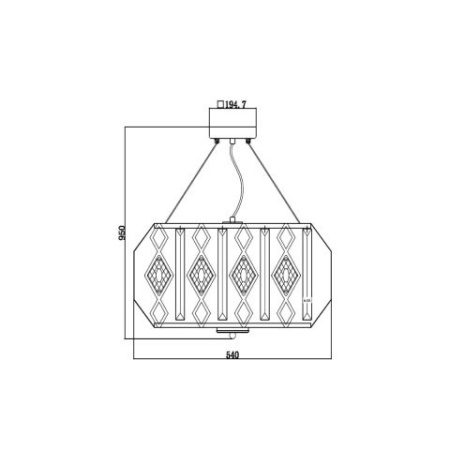 Люстры подвесные — Подвесная люстра Vele Luce VL2181P08 купить в 