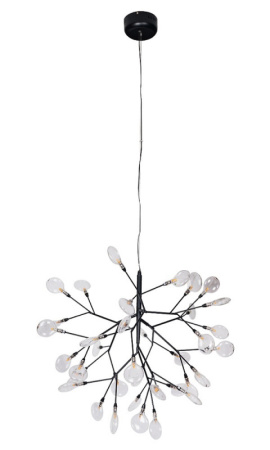 Люстры подвесные — Подвесная люстра Crystal Lux EVITA SP36 BLACK/TRANSPARENT купить в  Люстры подвесные — Подвесная люстра Crystal Lux EVITA SP36 BLACK/TRANSPARENT купить в