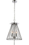 Подвесные светильники — Подвесной светильник Crystal Lux MODESTO SP3 BLACK/CHROME купить в 