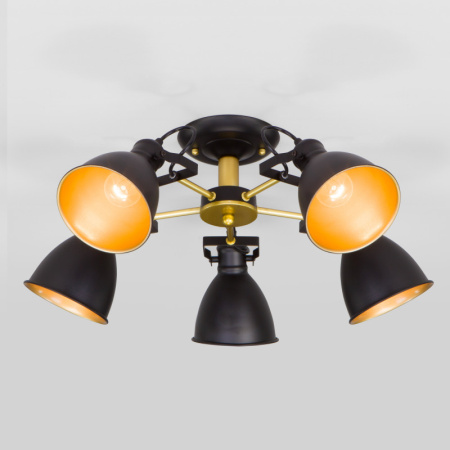 Люстры на штанге — Люстра на штанге Eurosvet 70112/5 черный купить в 