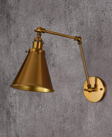 Настенные бра — Бра Lumina Deco LDW B007-2 BRASS купить в 