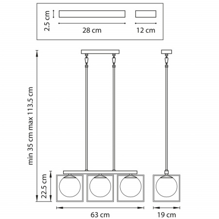 Люстры подвесные — Подвесная люстра Lightstar 732137 купить в 