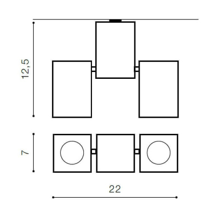 Накладные светильники — Накладной светильник Azzardo Flavio 2 AZ0792 купить в 