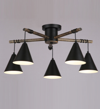 Потолочные люстры — 438/5 черный купить в 