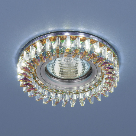 Встраиваемые точечные светильники — Встраиваемый светильник Elektrostandard 2216 MR16 MLT/CH мульти/хром купить в 