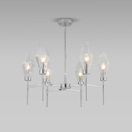 Люстры на штанге — Люстра на штанге Eurosvet 60143/6 хром купить в 