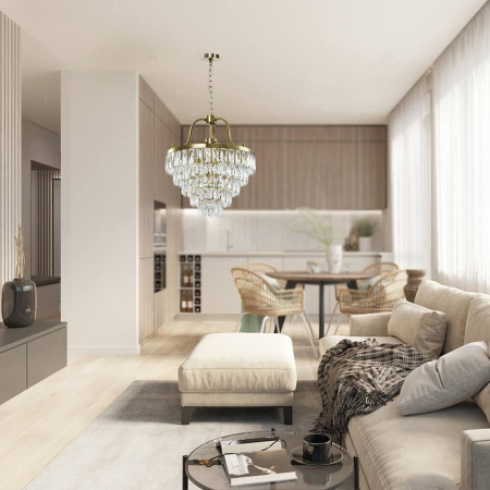 Люстры подвесные — Подвесная люстра Lumien Hall Salvatore LH0037/5P-CO-CL купить в 