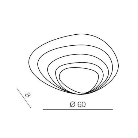 Потолочные люстры — Потолочная люстра Azzardo Strato B AZ0198 купить в 