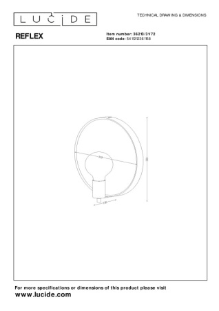 Настенные бра — Бра LUCIDE 36213/31/72 купить в 