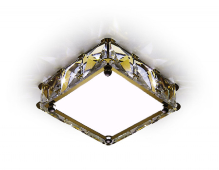 Встраиваемые точечные светильники — Встраиваемый светильник Ambrella Light S50 G/W 4W 4200K LED купить в 