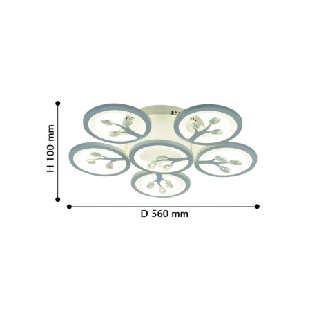 Люстры накладные — Накладная люстра F-Promo 2390-6U купить в 