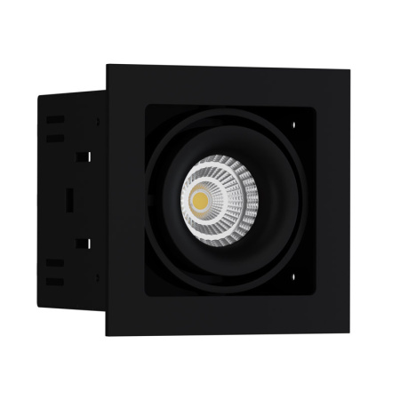 Встраиваемые точечные светильники — Встраиваемый светильник LeDron ON-201-9W BK-BK купить в 