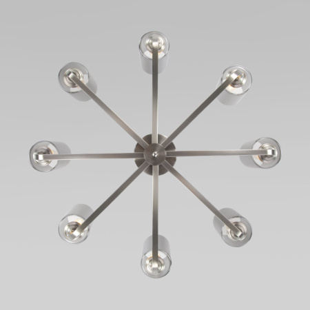 Люстры на штанге — Люстра на штанге Eurosvet 60138/8 сатин-никель купить в 