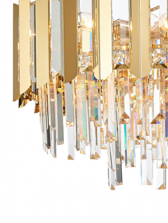 Люстры каскадные — Каскадная люстра Natali Kovaltseva AMAZONE 81444/8C GOLD купить в  Люстры каскадные — Каскадная люстра Natali Kovaltseva AMAZONE 81444/8C GOLD купить в