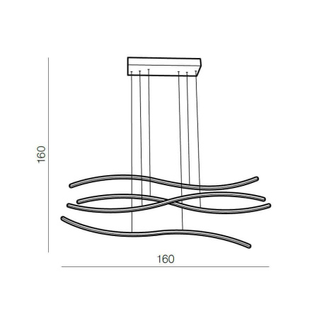 Подвесные светильники — Подвесной светильник Azzardo Waves AZ2912 купить в 
