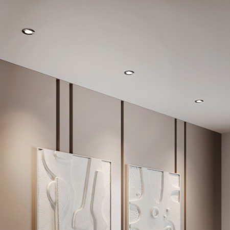 Встраиваемые точечные светильники — Встраиваемый светильник Elektrostandard 25096/LED 7W 4000 черный купить в 