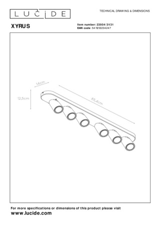 Споты — Спот LUCIDE 23954/31/31 купить в 