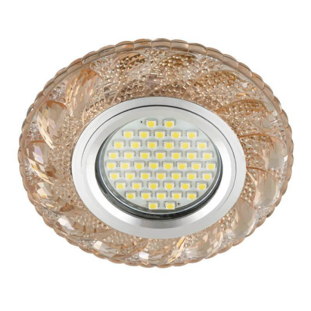 Точечные светильники — Встраиваемый светильник Fametto Luciole DLS-L147 Gu5.3 Glassy/Tea купить в 