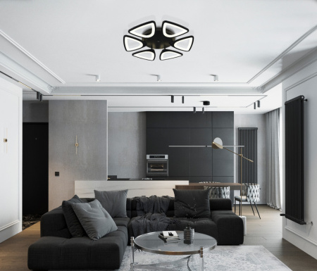 Люстры накладные — Накладная люстра Natali Kovaltseva INNOVATION STYLE 83045 BLACK купить в  Люстры накладные — Накладная люстра Natali Kovaltseva INNOVATION STYLE 83045 BLACK купить в