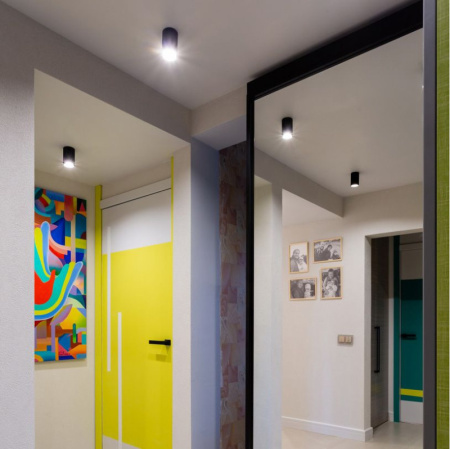 Накладные точечные светильники — Накладной светильник Elektrostandard DLN112 GU10 черный купить в 