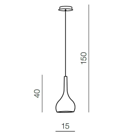 Подвесные светильники — Подвесной светильник Azzardo Soul 1 AZ0272 купить в 