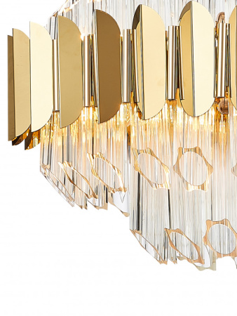 Люстры каскадные — Каскадная люстра Natali Kovaltseva RIVERA 81443/8C GOLD купить в 
