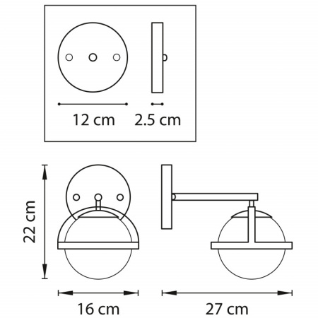 Настенные бра — Бра Lightstar 815617 купить в 