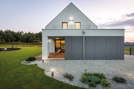 Свет для улицы — Садовый настенный светильник Kanlux PRESO EL 18 GR 36543 купить в 