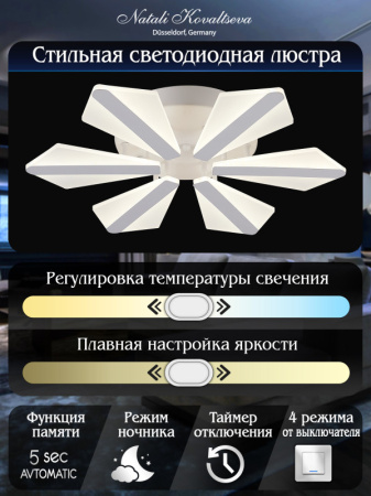 Люстры накладные — Накладная люстра Natali Kovaltseva LED LAMPS 81165 купить в  Люстры накладные — Накладная люстра Natali Kovaltseva LED LAMPS 81165 купить в